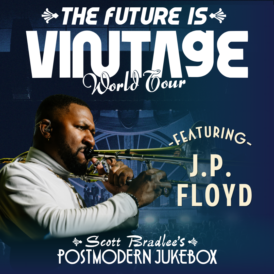The Future Is Vintage tour creative