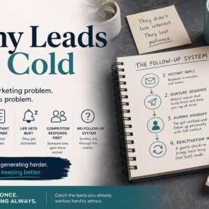 Why Your Leads Go Cold (And Why It’s Not a Marketing Problem)